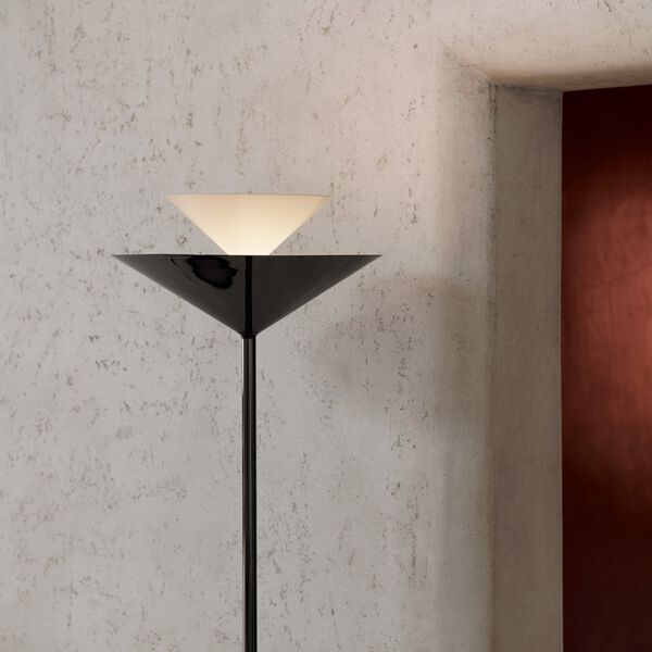 Gio LN28 | Emperador Marble/Dark Chrome&nbsp; | Floor Lamp, &Tradition