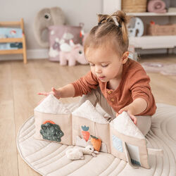 Lalee's Home Soft Book, sand, Done by Deer