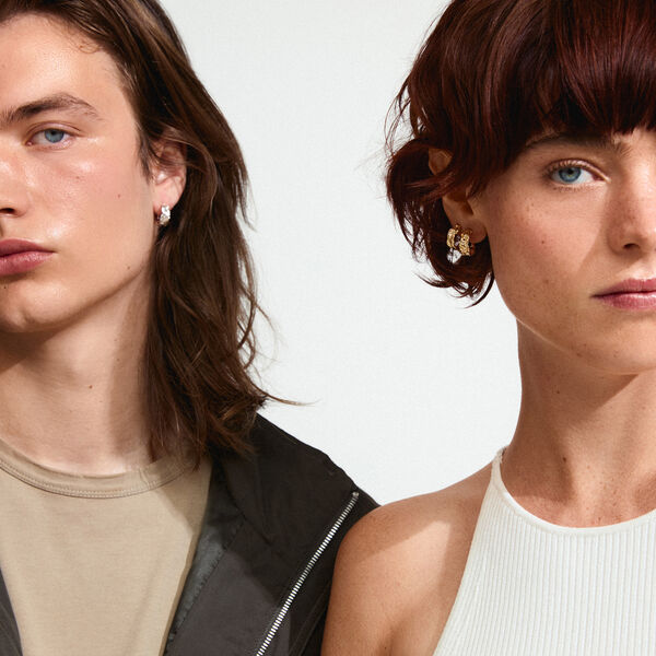 ELARA Earrings, gold plated, Pilgrim