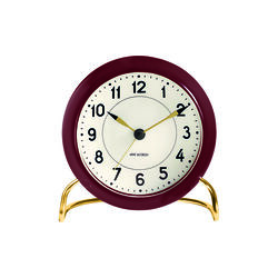 Station Table Watch, bordeaux, Arne Jacobsen Clocks