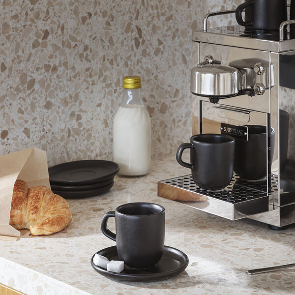 Nordic Kitchen Espresso Cup with Saucer Nordic Kitchen Espresso Cup with Saucer, Eva Solo