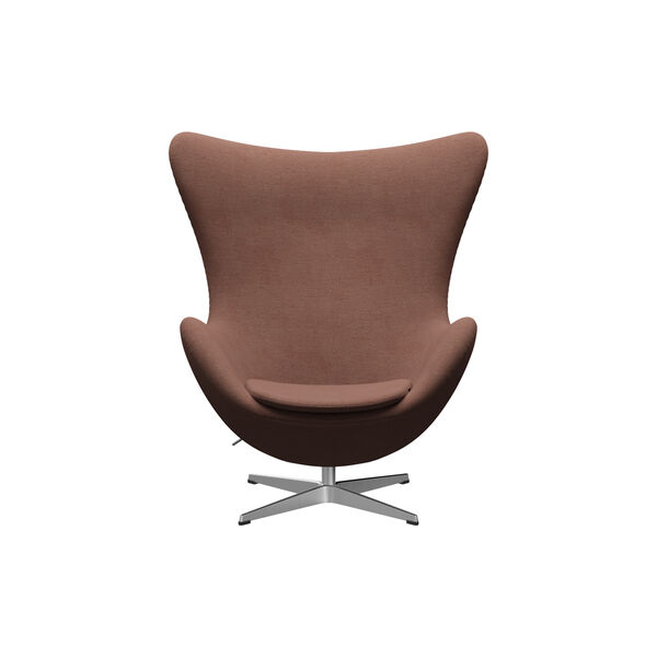 Egg&trade; 3316 Lounge Chair, Christianshavn 1132 beige/orange/satin brushed aluminium, Fritz Hansen