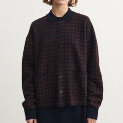 Felted Jacket, check, FUB