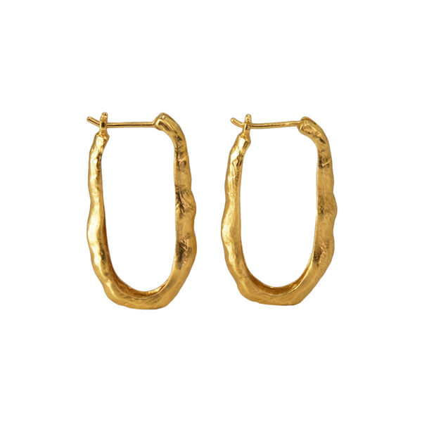 Jupitor Earrings, gold Jupitor Earrings, gold, Stone Copenhagen