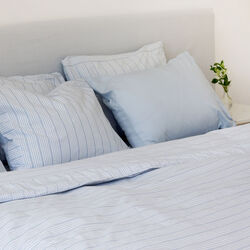 Duvet Cover, powder blue stripes, Home by Ilse Jacobsen