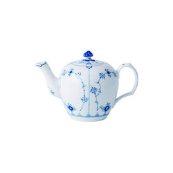 Blue Fluted Plain Teapot, Royal Copenhagen
