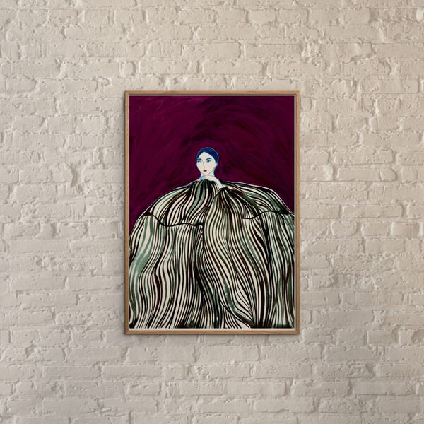 Ruby Coat, Poster & Frame