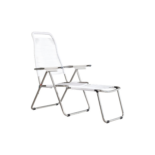 Spaghetti Outdoor Sunbed, white matt