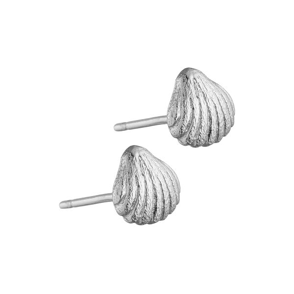 Earrings with Seashell, silver, Pure by Nat