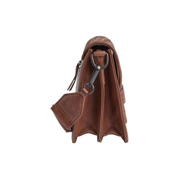 ArabellaMBG Crossb. Bag Weave, cognac, Markberg
