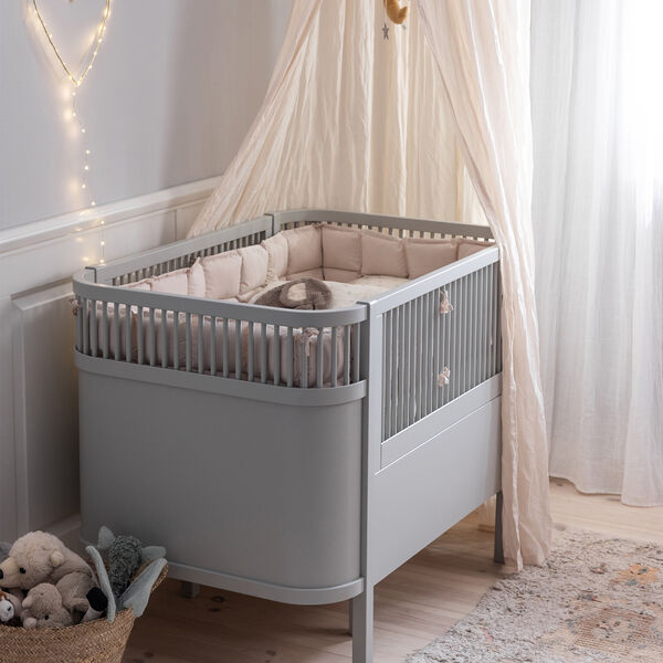 Sebra Bed Baby & Jr., stone, Sebra