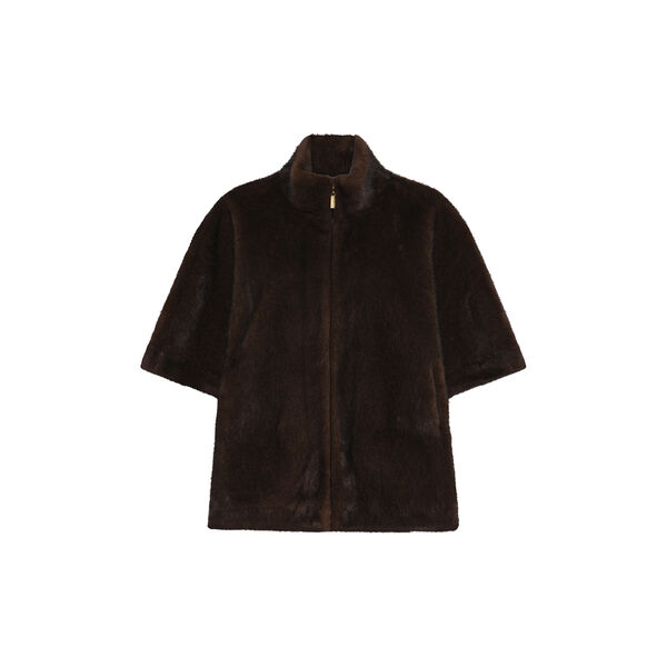 Cape Fur Cape | Brown | Jacket, Micha