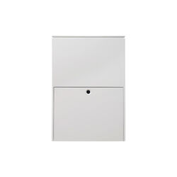 SORTED Premium Tall Waste Sorting, white/RAL 9010, DesignLife