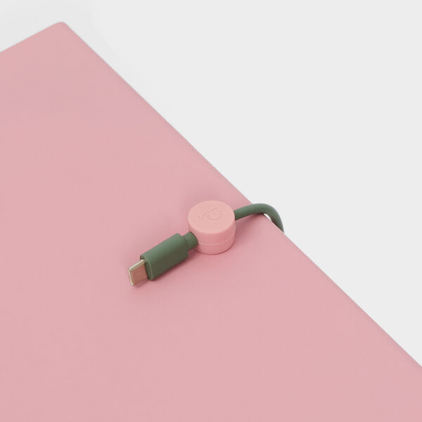 Cable Clips, bubble gum, Pedestal