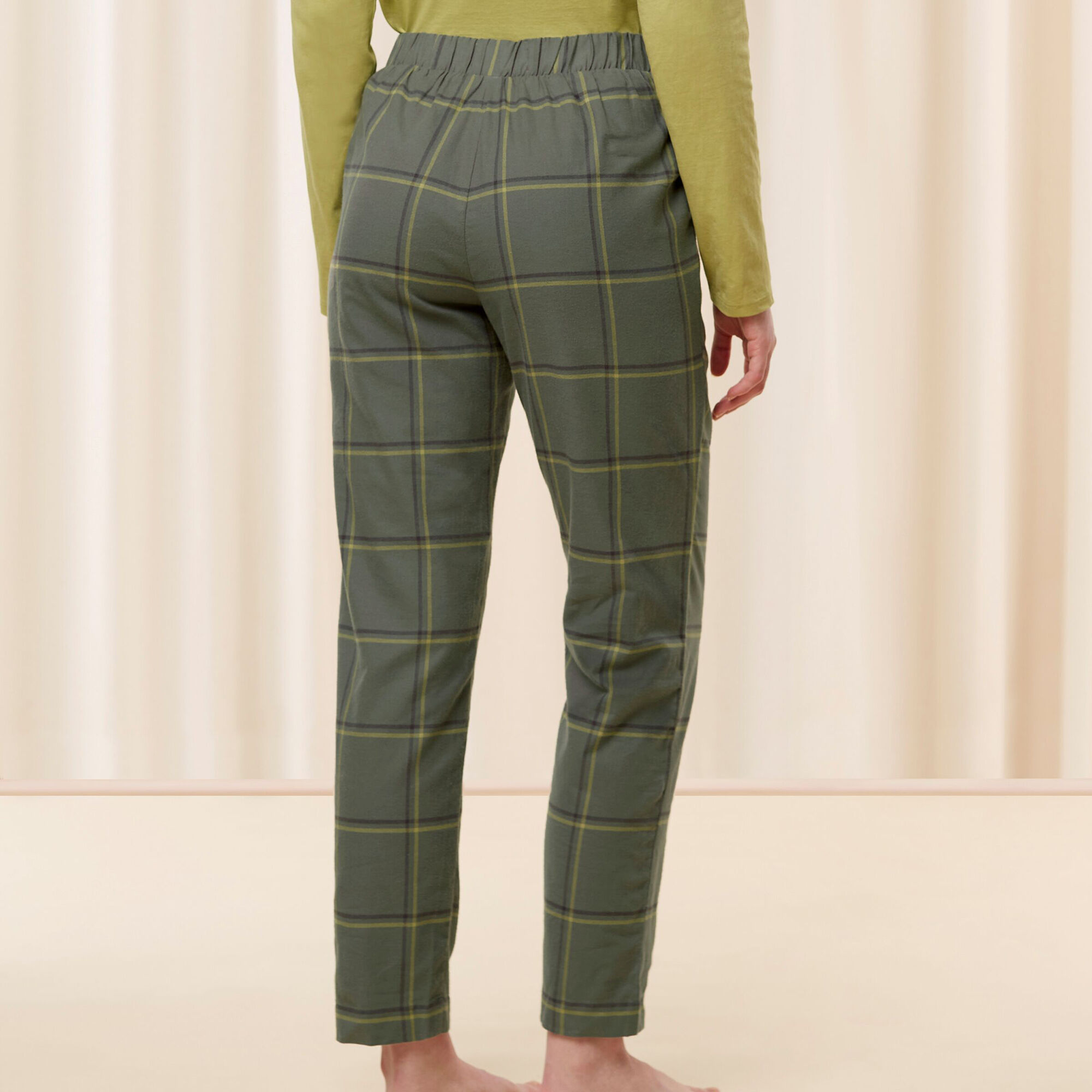Plaid Print Womens Suit Pant  The Lincoln Log Love Lady