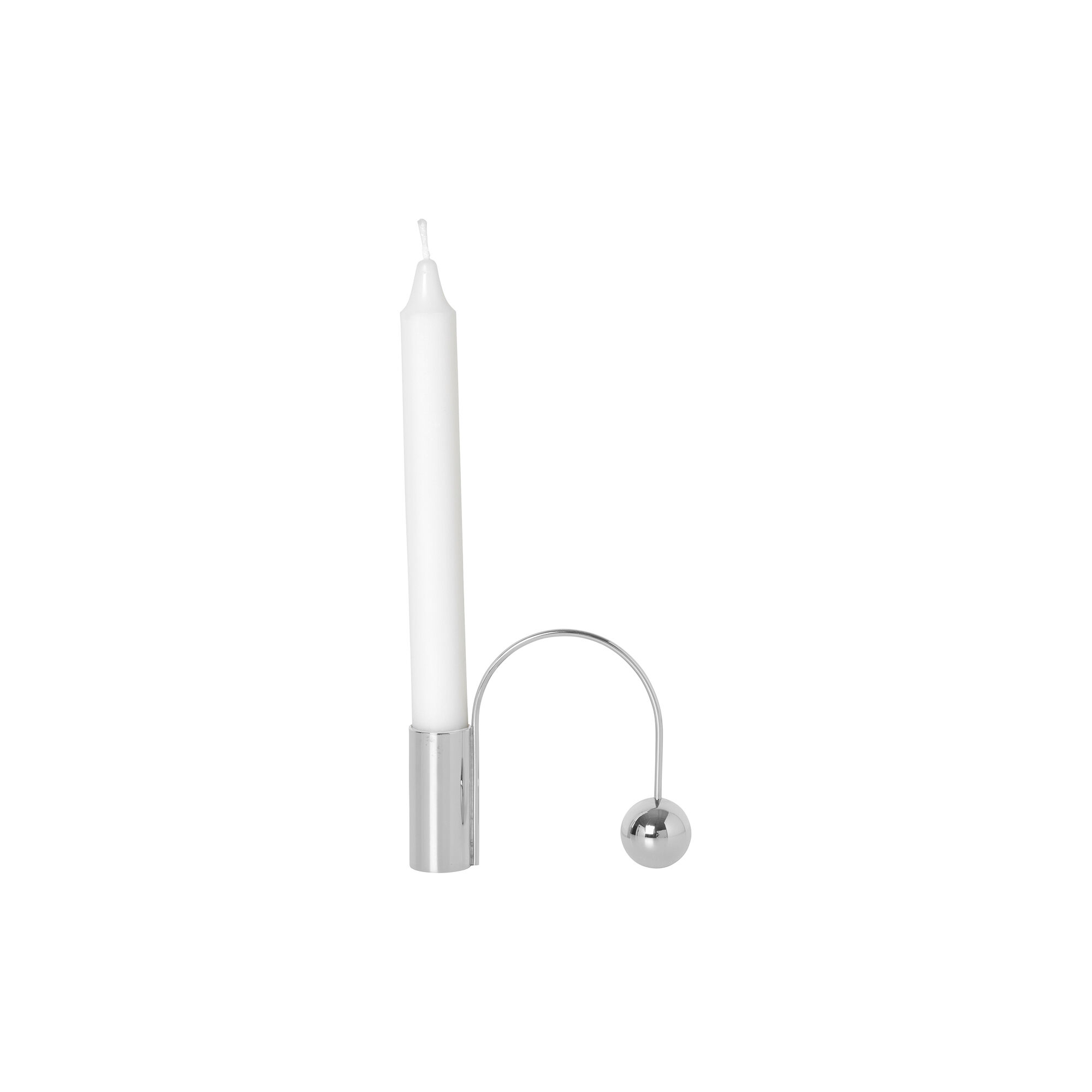 Chrome candlestick holders store