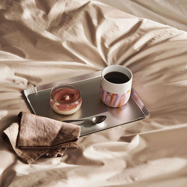 Fluted Contrast Marble Mug 35 cl, morning sky, Royal Copenhagen