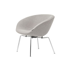 Pot&trade; 3318 Lounge Chair, light grey, Fritz Hansen