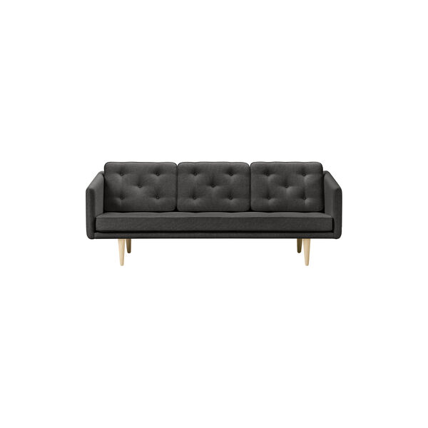 No. 1 2003 3-seater Sofa, dark grey/lacquered oak No. 1 2003 3-seater Sofa, dark grey/lacquered oak, Fredericia Furniture