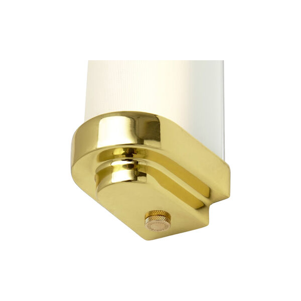 Cabin LED Wall Light 60 cm, polished brass/frosted, Original BTC