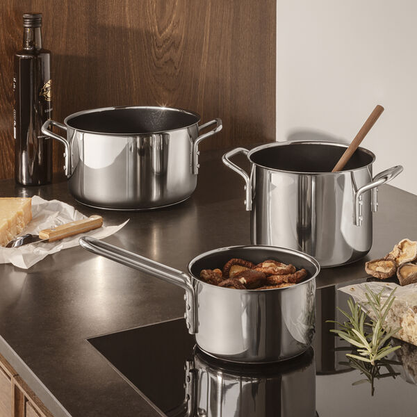 Stainless Steel Pot ceramic Slip-Let&reg; coating 2.2 L, Eva Trio