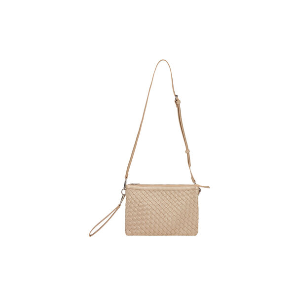Braided Shoulder Bag, platin, Ilse Jacobsen Hornb&aelig;k