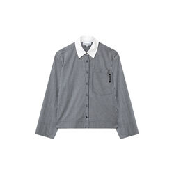 BL-ALDINA YD 1 Shirt, navy combi, Blanche CPH