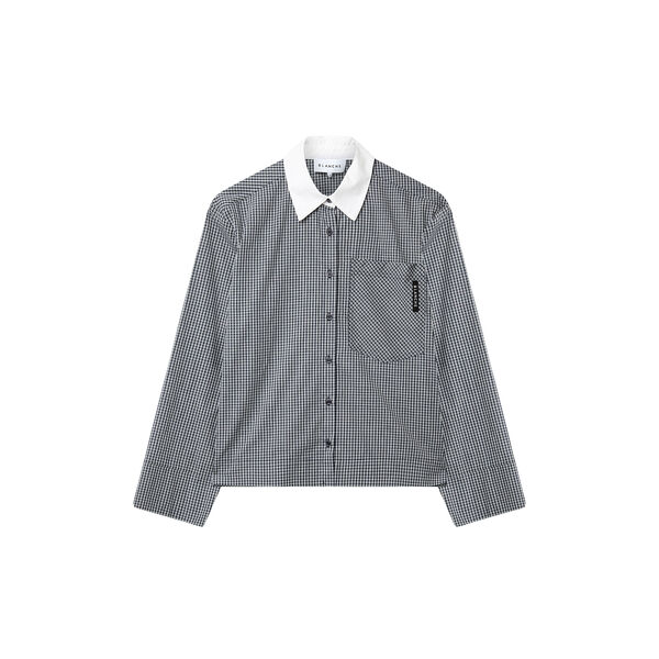 BL-ALDINA YD 1 Shirt, navy combi, Blanche CPH