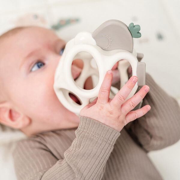Sheepy Grip & Teether Toy, sand, Done by Deer