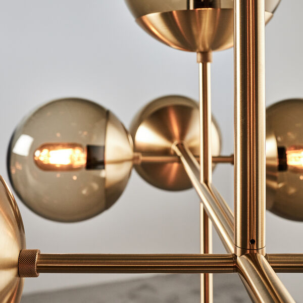 Lord Ballroom Lamp, brass/brown Lord Ballroom Lamp, brass/brown, Rubn