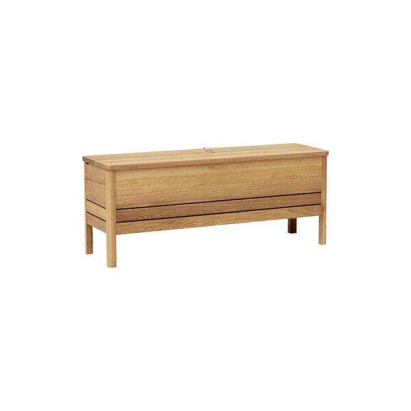 A Line Storage Bench, oak A Line Storage Bench, oak, Form & Refine