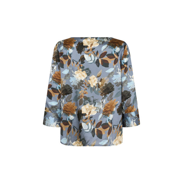 PBOEtta blouse, dark flower print, PBO