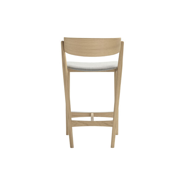 Sibast No 7 Bar Chair, soap treated oak/light grey, Sibast Furniture