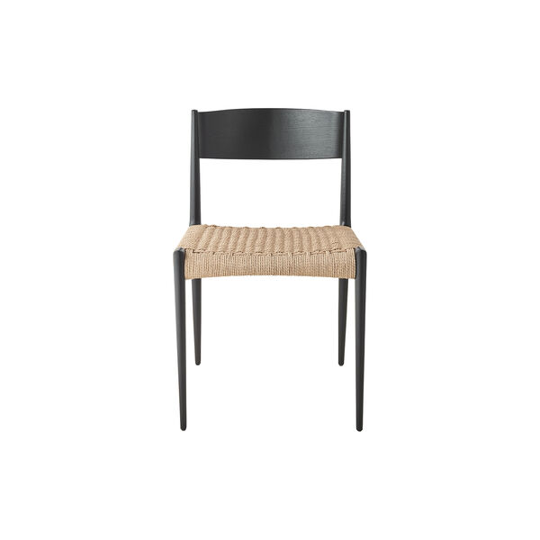 Pia Dining Chair, black painted oak/natural, DK3