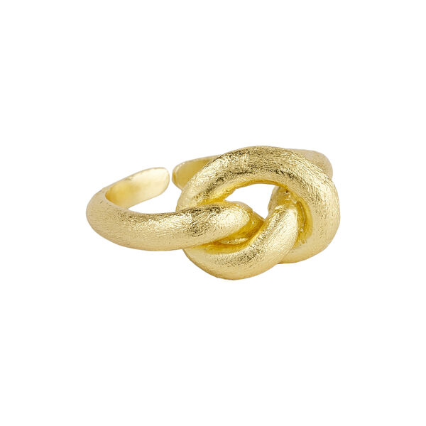 Lilou big knot ring, gold plated Lilou big knot ring, gold plated, Pure by Nat