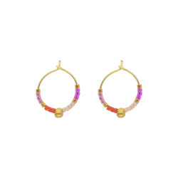 Heidi Earring, coral love, Nuni Copenhagen