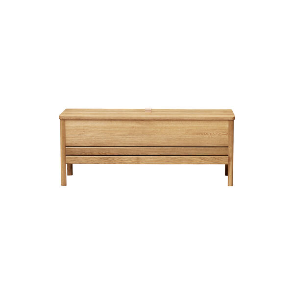 A Line Storage Bench, oak A Line Storage Bench, oak, Form & Refine