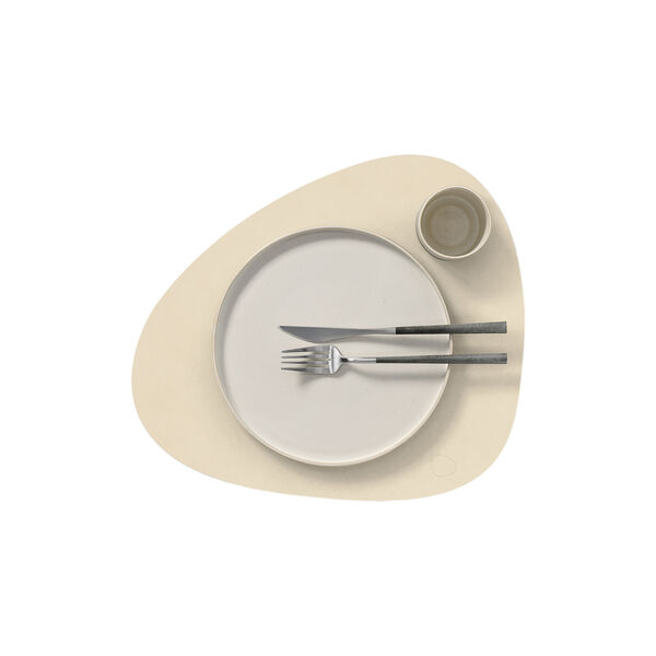 Nupo table mat Curve L, vanilla, LIND DNA