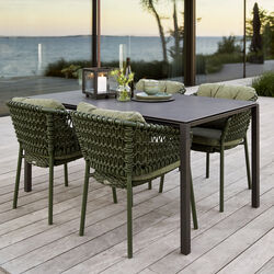 Cushion Set for Ocean Chair, dark green, Cane-line