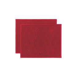 Star Fluted Placemat 2 pcs, red, Royal Copenhagen