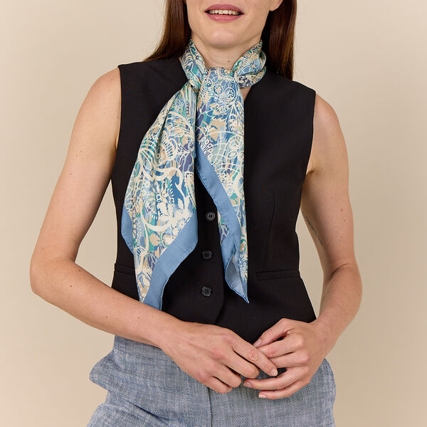 FUNKY LACE Scarf, blue, Bella Ballou