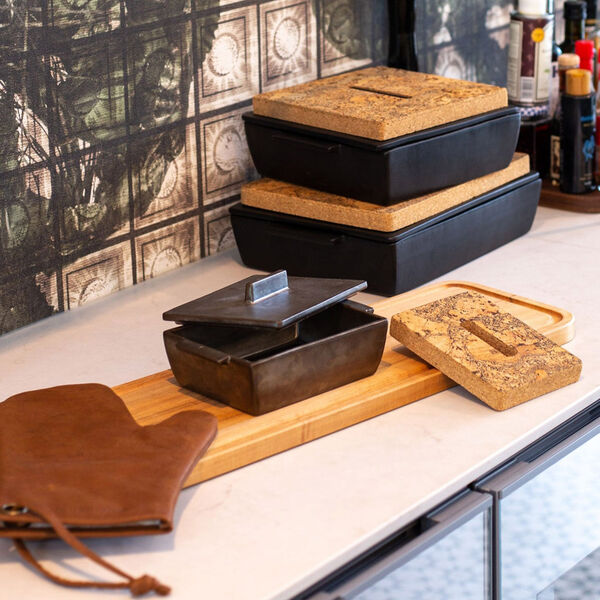 Rectangular ovenproof dish with heating tray, Dutchdeluxes