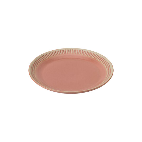Colorit Plate Ø 19 cm, coral Colorit Plate Ø 19 cm, coral, Knabstrup Keramik