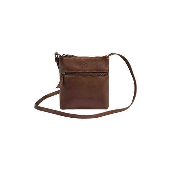 ArloMBG Crossbody Bag Soft Vintage, cognac w/br. gold, Markberg