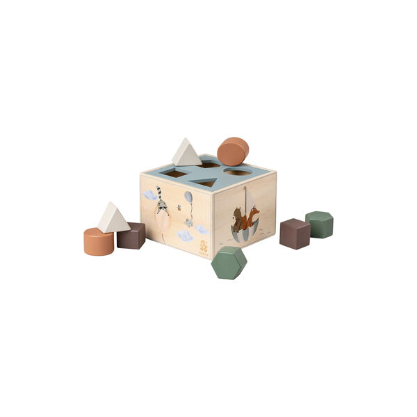 World of Sebra Stacking Blocks, beige World of Sebra Stacking Blocks, beige, Sebra