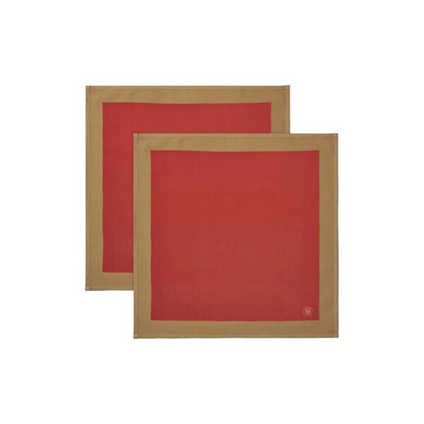 DAMASK Napkin, archive red, Georg Jensen Damask