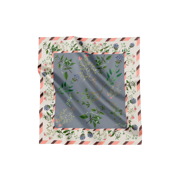 Flowering Garden scarf, Flora Danica Denmark