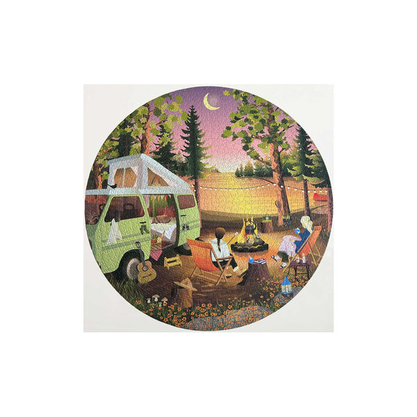 Van Life - Round Puzzle with 1000 pieces Van Life - Round Puzzle with 1000 pieces, ViSSEVASSE