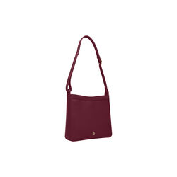 Pura Hobo Bag | Burgundy, Aigner