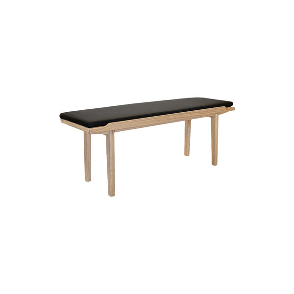 KA60 Bench, oiled oak/black KA60 Bench, oiled oak/black, Kath & Andersen